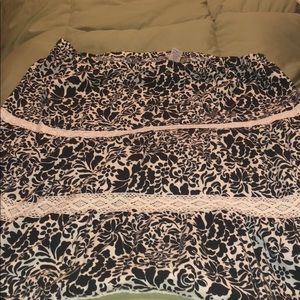 Black and Cream skirt